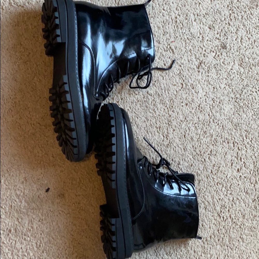 black boots